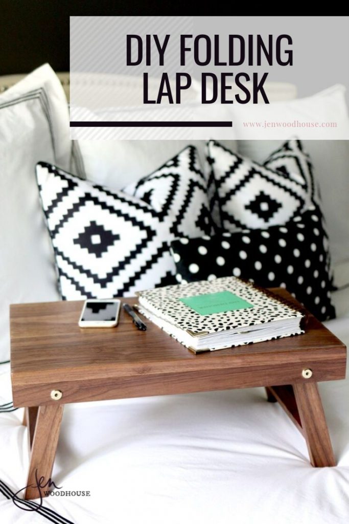 How to build a DIY lap desk breakfast tray folding lap desk
