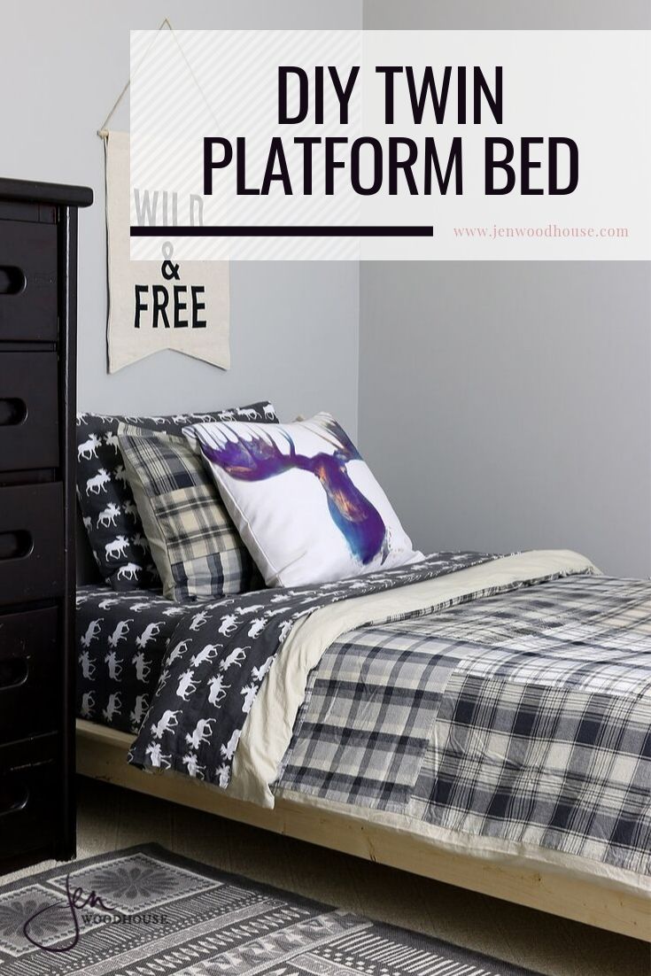 Diy Twin Platform Bed With Drawers How To Build A Diy Full Size
